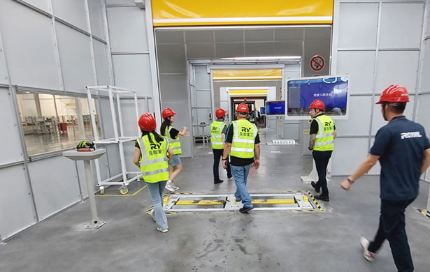 Fork Truck Specialist team were safety equipment